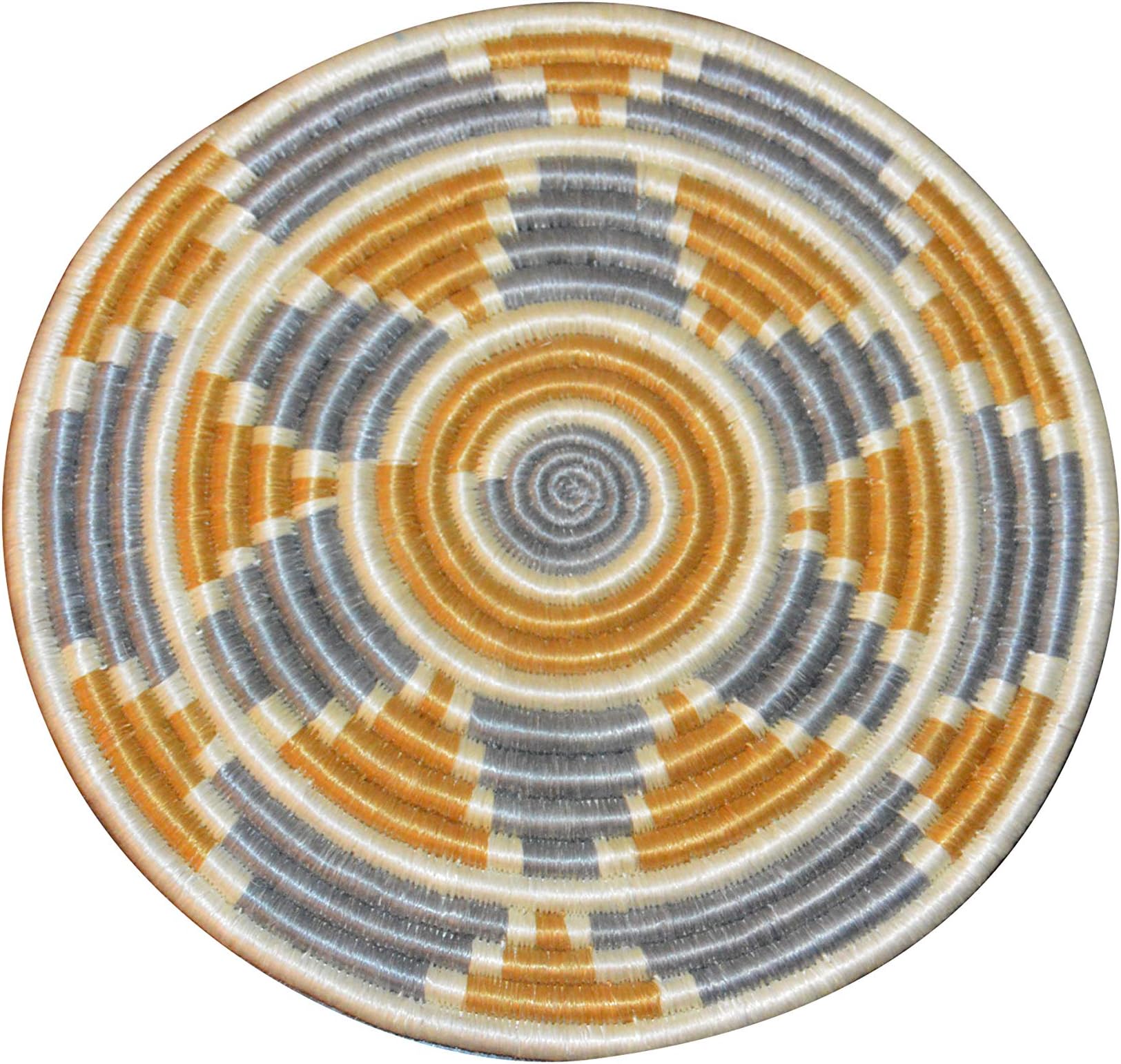 Table Mat| Trivet| Heat Resistant| Plate mat| African Table mats/African Woven Trivet/Rwanda Basket/Woven Table mats Hand Woven Coaster/Colorful hotpot Bohemian (red Gray)