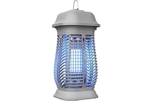 XGAYOO Bug Zapper Outdoor, Fly Traps for Indoors with Powerful 20W Bulb, Waterproof Fly Zapper, Electric Mosquito Killer for Home, Backyard, Patio (Grey)