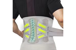 aoFIT Back Brace for Lower Back Pain Relief with 360-Degree Biochemical Hug Support, Back Support Belt for Men and Women, Soft Breathable Fabric Lumbar Support for Herniated Disc, Sciatica L