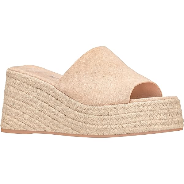 Anaya Mule Wedge Espadrille Sandal In Marina Get Outlet