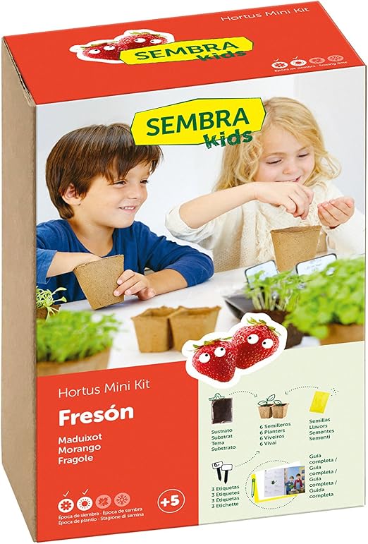 SEMBRA - juego educativo, Kit huerto Fresón: Amazon.es: Jardín