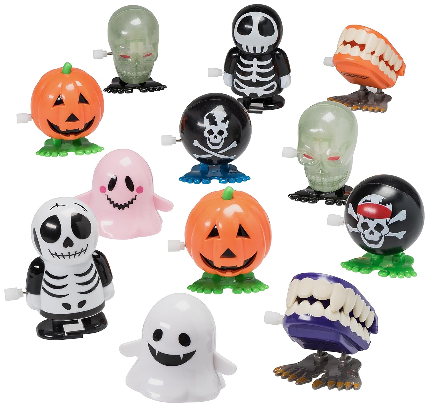 Halloween Goody Bag Wind Up Toys 12 Pack .Halloween toy