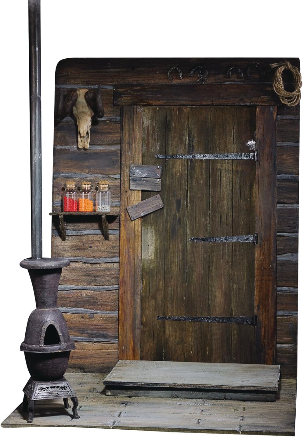 The Hateful Eight Cinematic Diorama 1/6 The Door of Haberdashery 46 cm Asmus