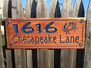 LynnYo22 Letrero de Madera Personalizable para dirección, letreros de