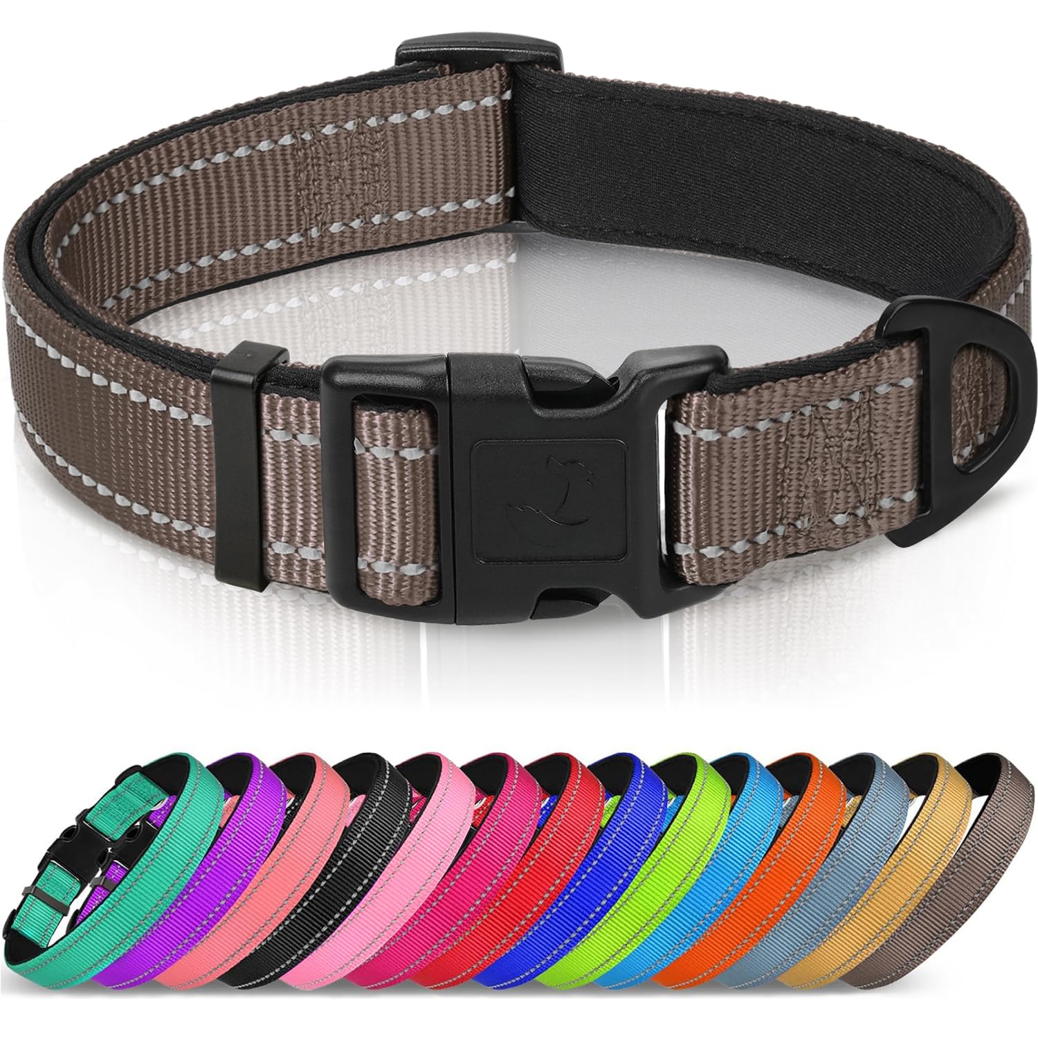 Joytale Reflective Dog Collar, Soft Neoprene