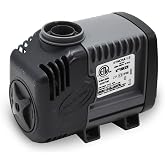 SICCE Syncra Silent 1.0 Multifunction 251 GPH Submersible Water Pump | Italian Made 16W Ultra Quiet Durable Aquarium Fish Tank, Fountain, Pond, Hydroponics, Terrarium Black | Freshwater &amp; Saltwater