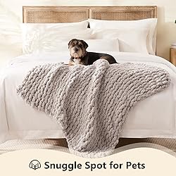 L'AGRATY Chunky Knit Blanket