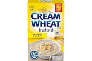 Cream of Wheat Instant Hot Cereal, Bananas and Cream, 1.23 Ounce, 10 Packets