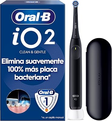 iO 2 Cepillo de Dientes Eléctrico con 1 Cabezal, Negro Noche