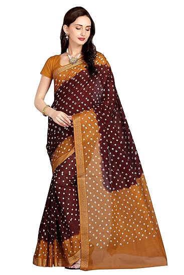 Women's Pure Cotton Saree With Blouse Piece