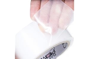 Gaffer Power Transparent Duct Tape, Ultra High Performance Weather Resistant Tape for Discreet, No Show Repairs and Mounting | Residential, Commercial and Industrial Uses (2 Inch x 20 Yards)