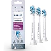 Philips Sonicare Optimal Gum Care Replacement Brush Heads, White, 3 pack, HX9033/65