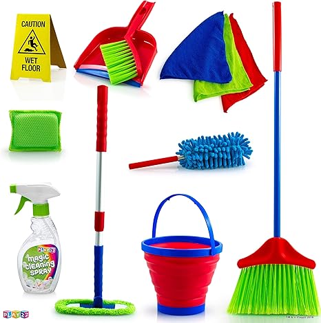 argos kids cleaning set