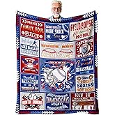Baseball Throw Blanket Gift for Boys Kids & Teens, Sports Room Decor for Young Fans and Game Day, Cozy Couch Bed & Travel, 50'' x 60'', Perfect Birthday Christmas Holiday Gift