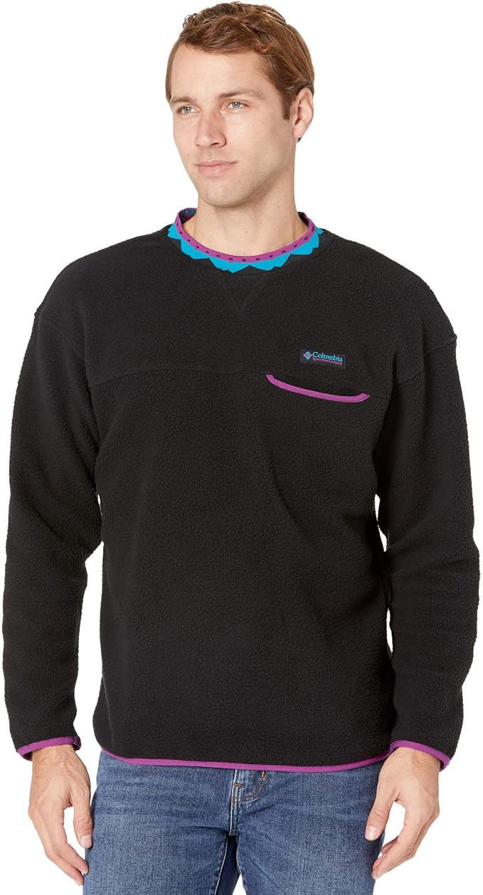 Columbia Wapitoo Fleece Pullover Black/Plum SM: Amazon.co.uk: Clothing