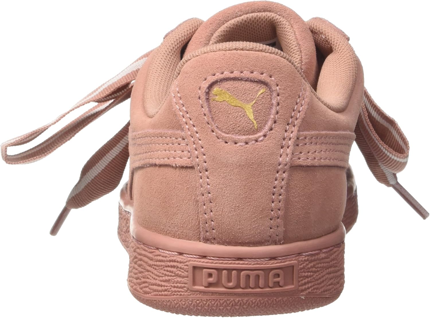 puma suede heart uomo marrone