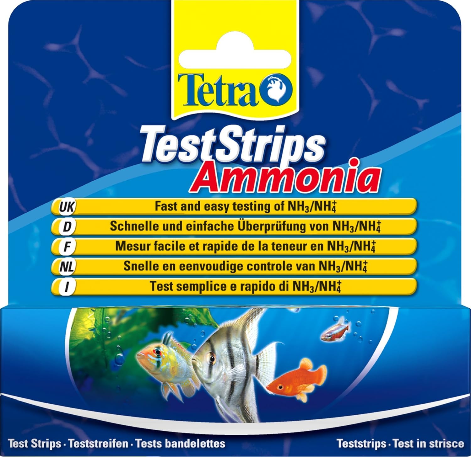 Tetra Test Strips Ammonia, Fast and Easy Results for Ammonia in