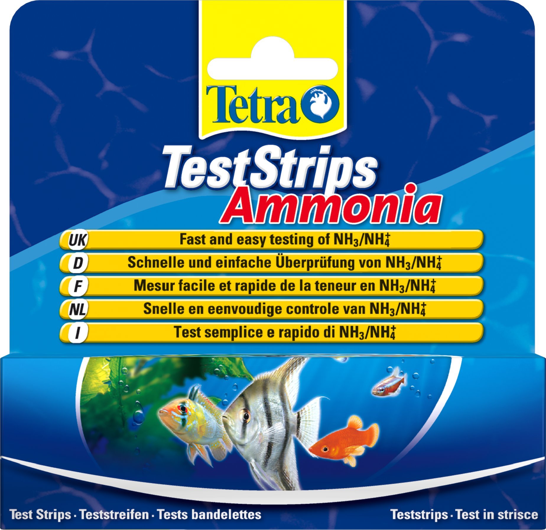 tetra ammonia test strips