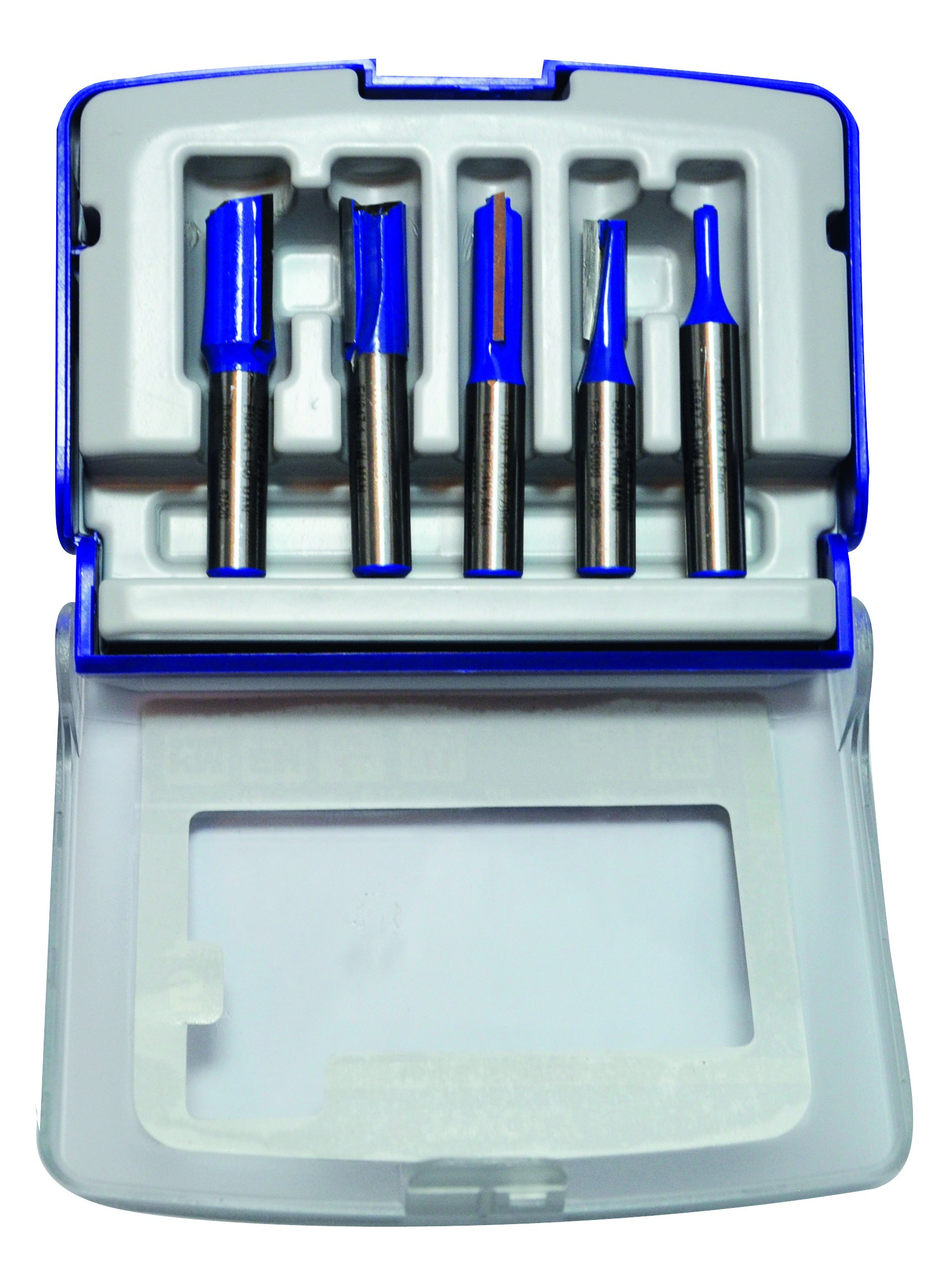 Tivoly xt606470001 Grey Straight Router Cutter, Strawberries, Set of 5 Pieces