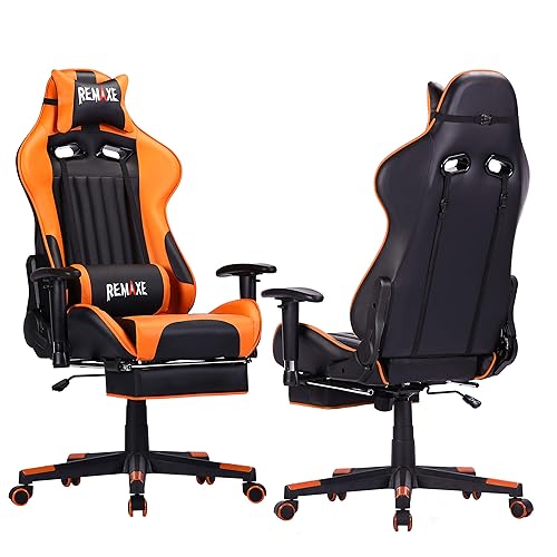 EDWELL Gaming Chair Office Chair with Footrest,High Back Computer