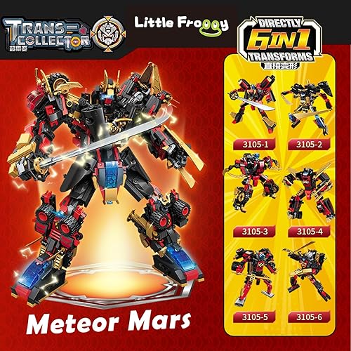 LITTLE FROGGY STEM Robot 6-in-1 Transformation Mech Warrior