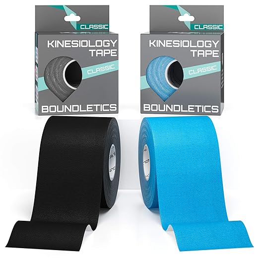 Boundletics Kinesiologie Tape Classic - Physiotape/Kinesiotape 5cm + Anleitung