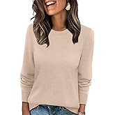 WIHOLL Sweaters for Women Lightweight Pullover Tops Long Sleeve Shirts Crewneck Fashion Clothing Fall Outfits 2026