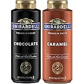 Ghirardelli Chocolate and Caramel Sauces 16 oz Squeeze Bottles