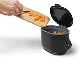 Addis Premium Kitchen Caddy Bin Black Grey 2.5L with 60 Liners 3 Rolls view 3