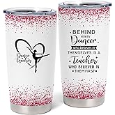 NVFCC Dance Teacher Gifts for Women, Dance Teacher Christmas Gifts, Best Gift Ideas for Ballet Teachers, Ballet Teachers Gift for Women 20 oz Coffee Tumbler