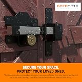 Gatemate 1490196 70mm Long Throw Gate Lock Double Locking 5 Keys view 2