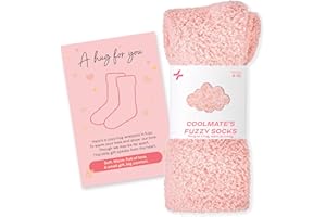 CoolMate GLOBAL Fuzzy Socks for Women Christmas Gift Box, Cozy, Soft, Stocking Stuffers, Comfy Cloud-Like Socks for Spa,Home