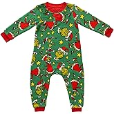 Dr. Seuss GRINCH Who Stole Christmas Matching Family Pajama Sets For Men, Women, Kids, Toddlers