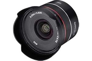 ROKINON AF 18mm F2.8 Wide Angle auto Focus Full Frame Lens for Sony E Mount, Black (Renewed)