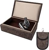 Ananta Faraday Box for Car Keys – Military-Grade RFID Blocking, Brown