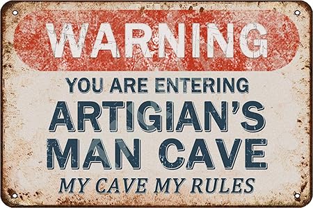 Amazon.de: Tarika Warning You Are Entering Artigian's Man Cave My Cave