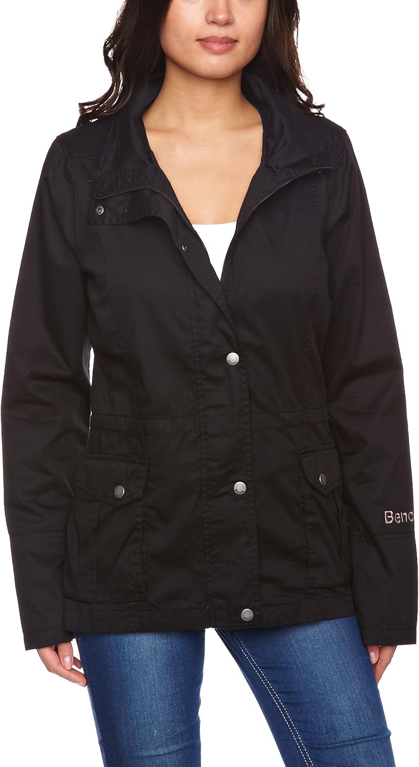 Bench Women's Jacke Beth Jacket, Black, Medium Amazon.co.uk Clothing