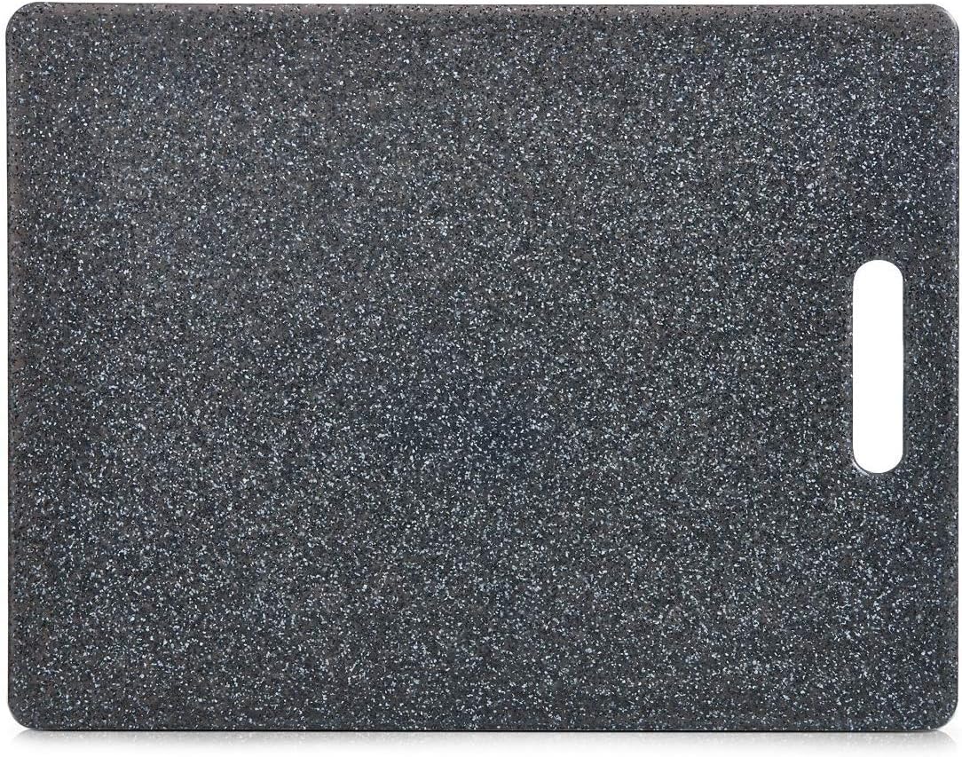 Zeller 26057 Schneidebrett Granitoptik, Kunststoff, ca. 36,5 x 27,5 x 0,8 cm