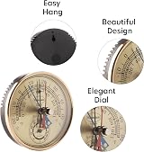 Brannan Max Min Thermometer and Hygrometer – Wall Mounted Greenhouse Gauge view 6