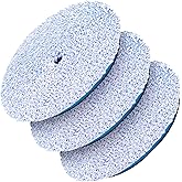 KUIMIT Microfiber Polishing Pad, 3Pcs 5Inch 125mm Microfiber Cutting Finishing Disc with Hook & Loop Backing for Car Buffer Polisher Cutting Buffing Waxing and Polishing