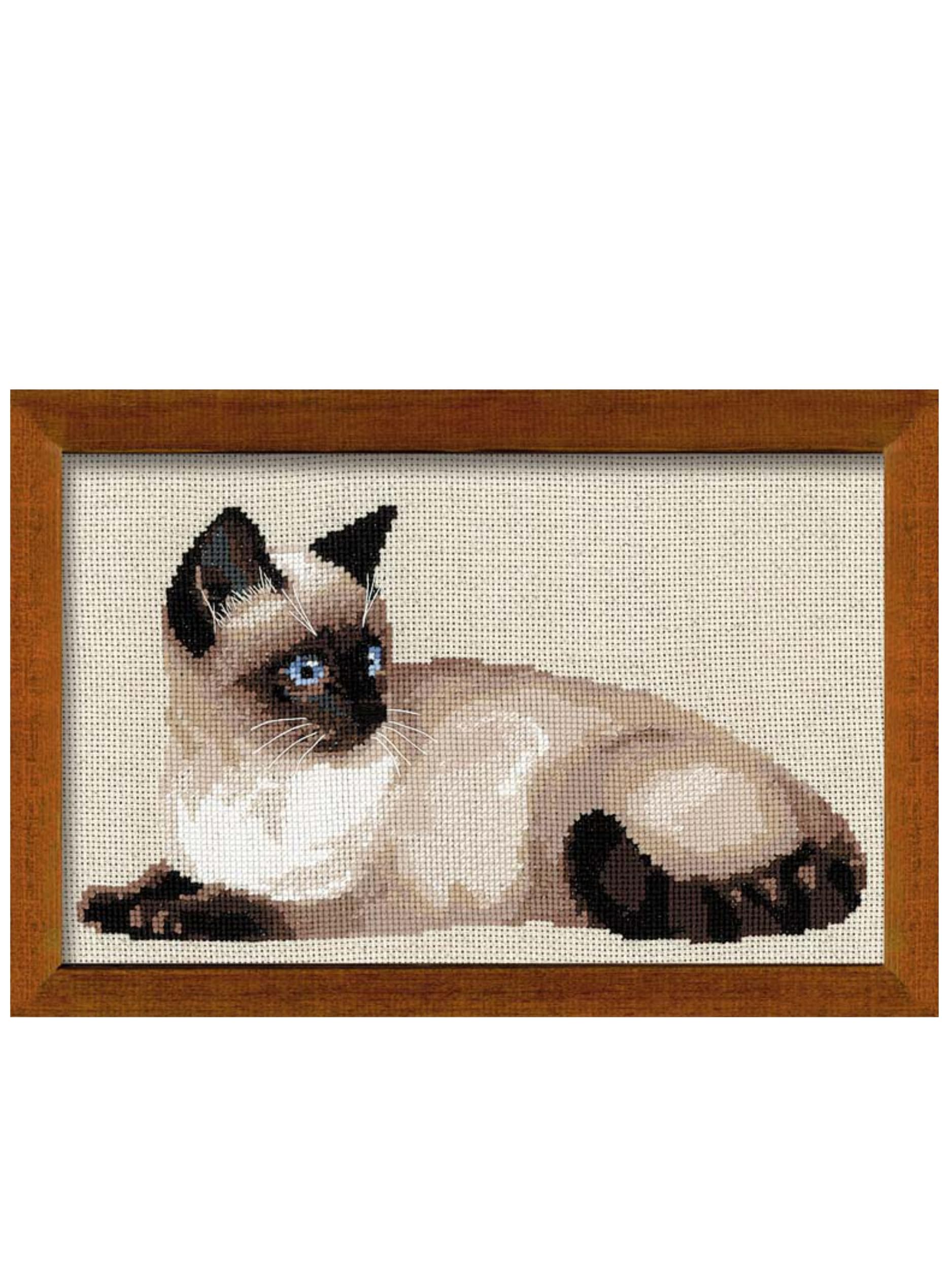 Riolis Cross Stitch Kit - 1066 - Thai Cat