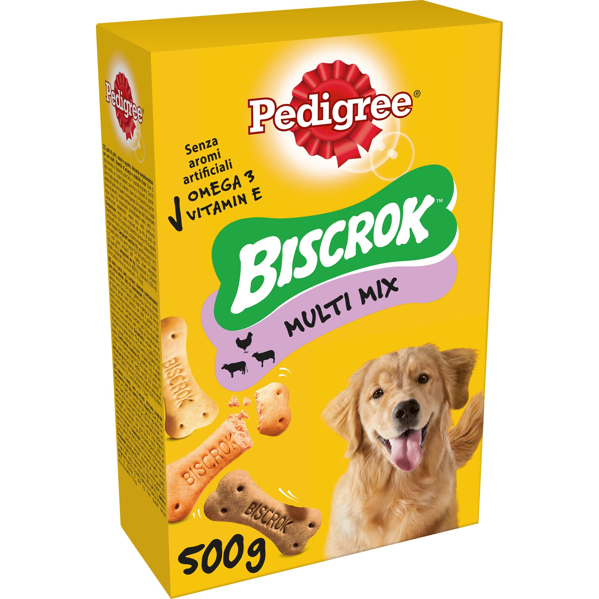 Pedigree Biscrok Multi Small 500g x 12