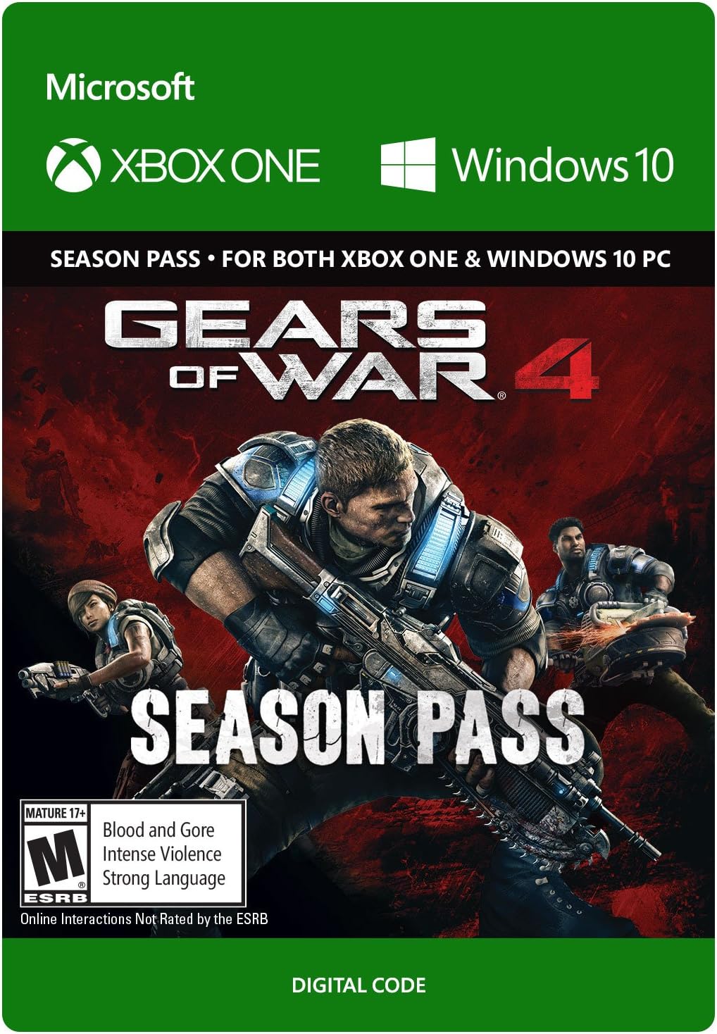 Amazon Co Jp Gears Of War 4 シーズンパス オンラインコード版 Xboxone Windows10 ゲーム