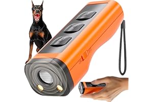VUL Dog Bark Deterrent Devices,Anti Barking Device for Dogs(Own Or Neighbour'S Dog), Long Range Ultrasonic 50ft, Alternative to Painful Dog Training Collars and Bark Collars,Dogs Training
