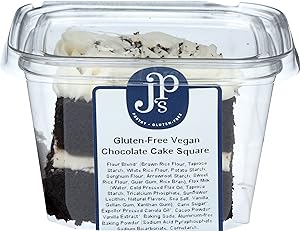 Jps Pastry, Cake Vegan Gfs Quare, 6.5 Ounce