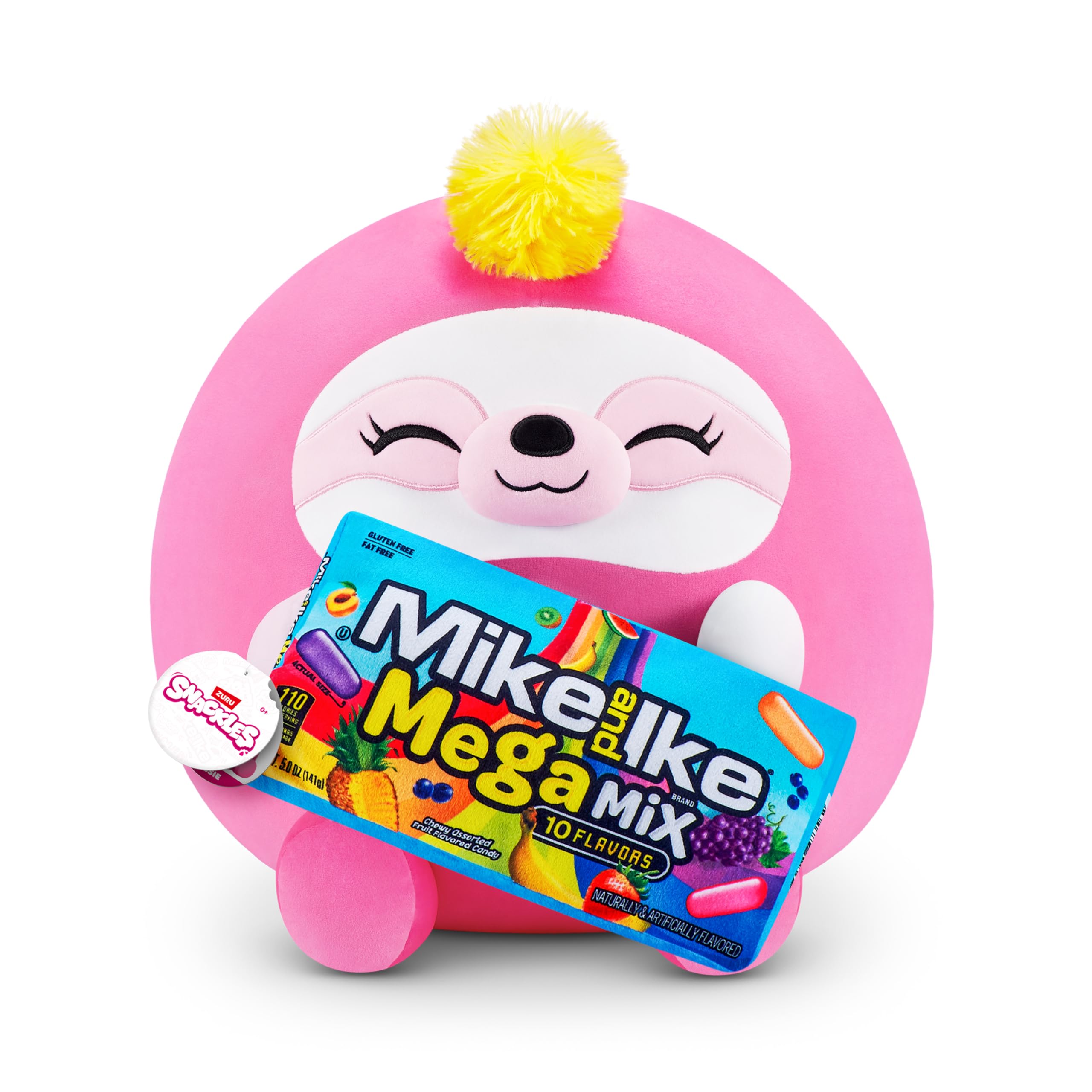 Photo 1 of ***FACTORY SEALED***
Snackles (MikeandIke) Sloth Super Sized 14 inch Collectible Plush by ZURU, Ultra Soft Plush with Real Licensed Brands
