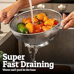 PriorityChef Premium Stainless Steel Colander for