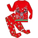 Family Feeling Kids & Toddler Girls Boys Pajamas 2 Piece Pjs Set 100% Cotton Sleepwear