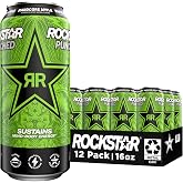 Rockstar Energy Drink Punched Hardcore Apple, 16oz Cans (12 Pack)