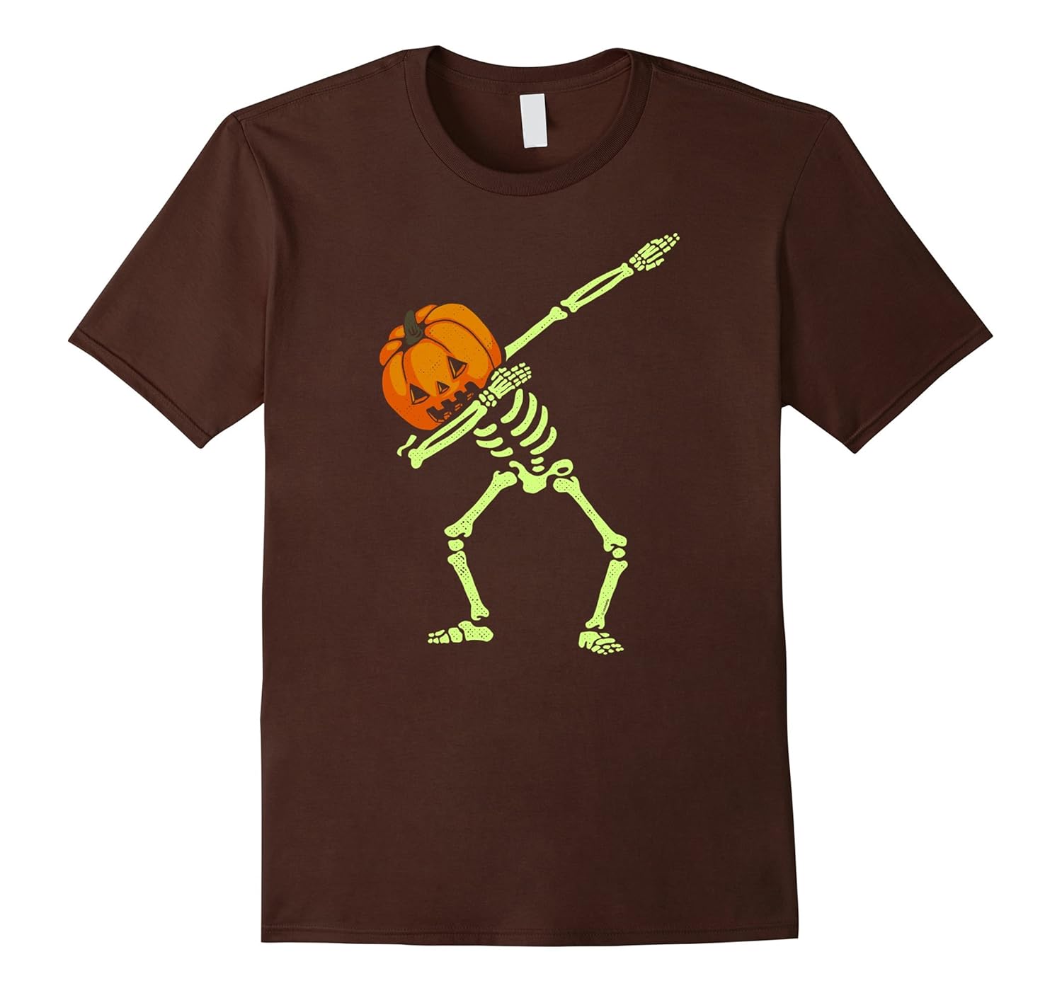 Dabbing Skeleton Shirt Pumpkin Dab Hip Hop Halloween Kids-ANZ